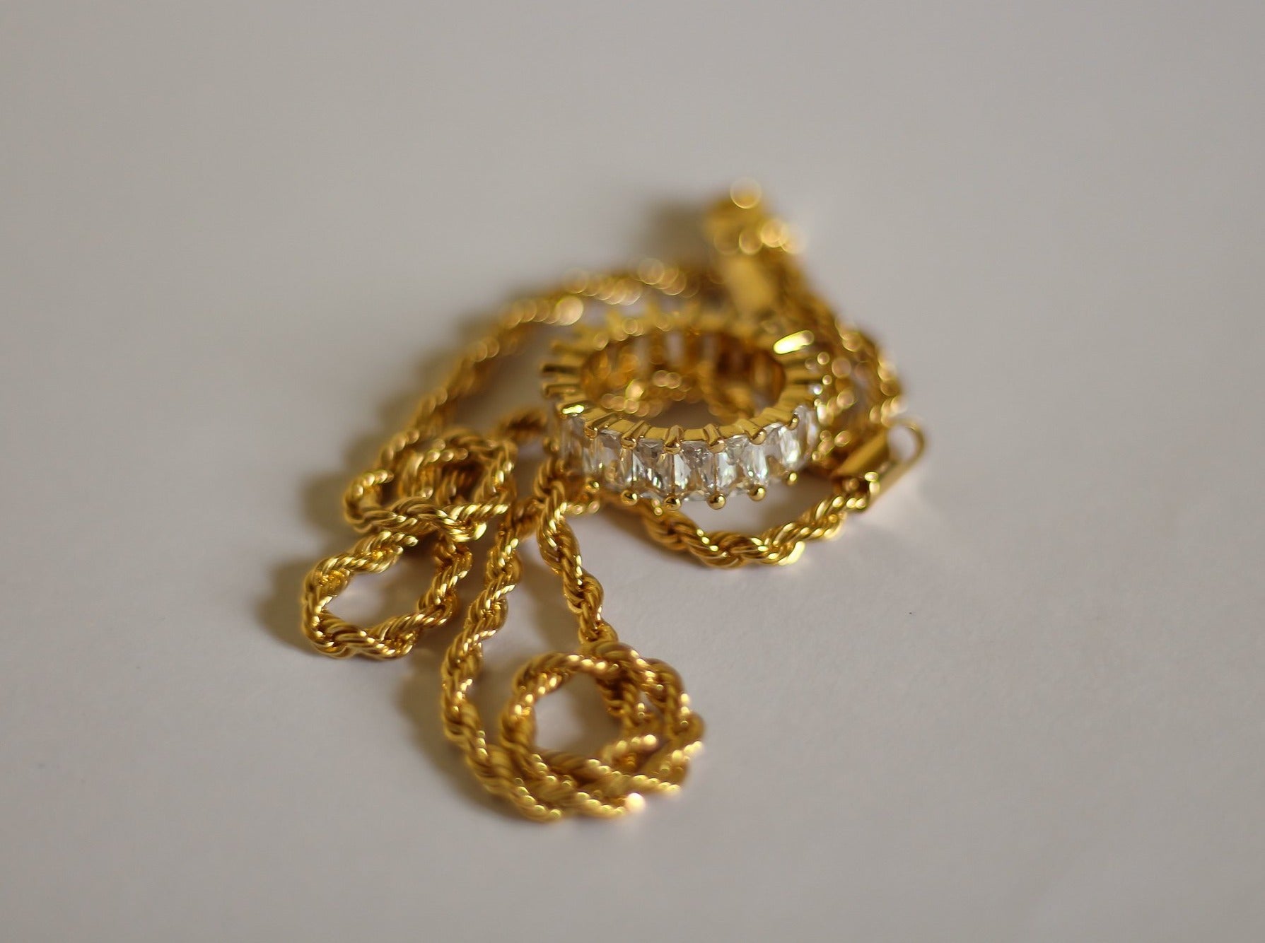 scarlet and saige lola rope necklace 18k gold filled