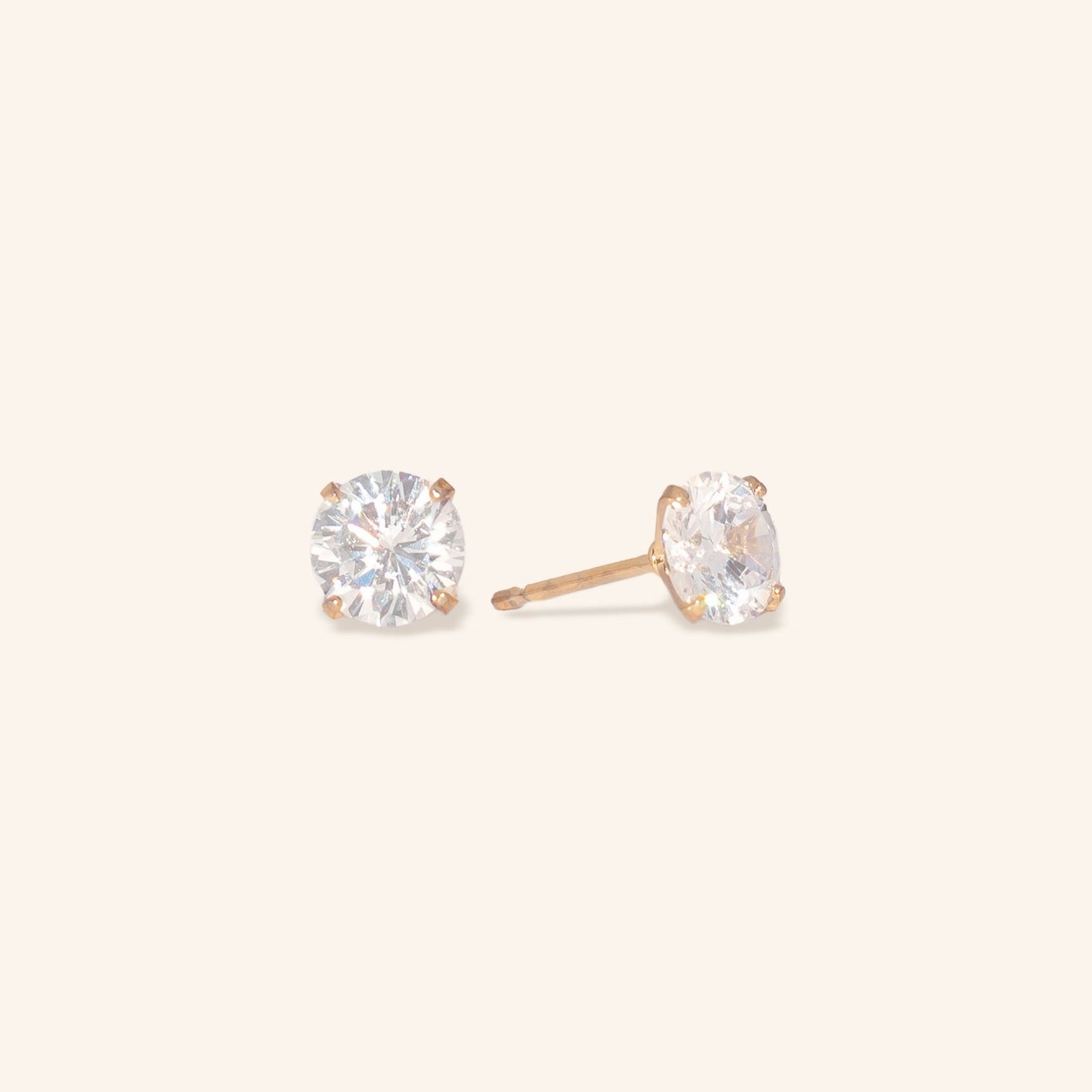 scarlet and saige chloe stud earrings 18k gold filled